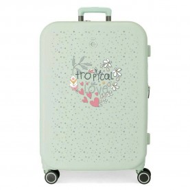 куфари,enso,tropical,love,79l,trolley,bag,pink,green,(green)