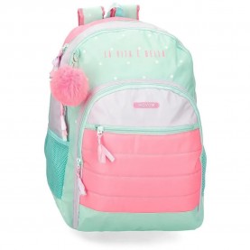 юношеска,раница,раници,movom,la,vita,e,bella,110057271035,26l,junior,backpack,light,green,pink,(green)