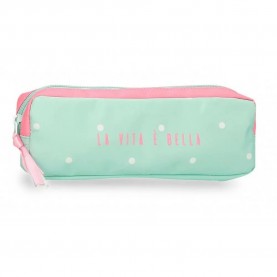 канцеларски,принадлежности,movom,la,vita,e,bella,110057402035,pencil,case,light,green,pink,(green)