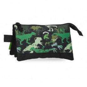 канцеларски,принадлежности,movom,raptors,pencil,case,black,green,(black)