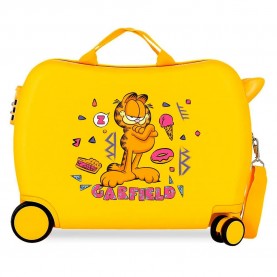 куфари,nickelodeon,garfield,34l,trolley,bag,yellow