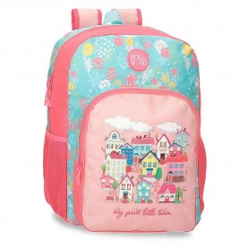 юношеска,раница,раници,roll,road,my,little,town,16l,junior,backpack,pink,fuchsia,blue,(pink)