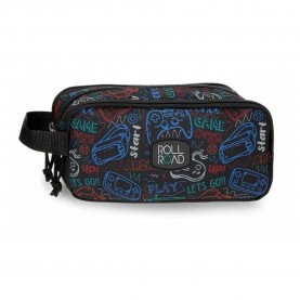 канцеларски,принадлежности,roll,road,next,level,110055407020,pencil,case,black,multicolor,(black)
