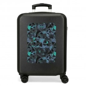 куфари,roll,road,soccer,37l,trolley,bag,black,blue,(black)
