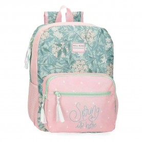юношеска,раница,раници,roll,road,spring,is,here,14l,junior,backpack,pink,turquoise,(pink)