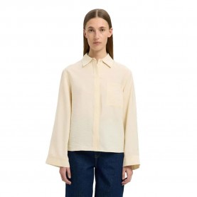 риза,с,дълъг,ръкав,дамски,блузи,дамски,ризи,selected,amara,long,sleeve,shirt,birch,(orange)