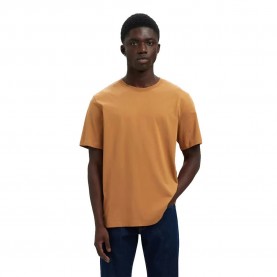 тениска,мъжки,тениски,selected,aspen,short,sleeve,t,shirt,chipmunk,(brown)