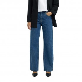 дънки,дамски,панталони,selected,bea,kori,wide,leg,high,waist,jeans,blue,(medium,blue,denim,203)