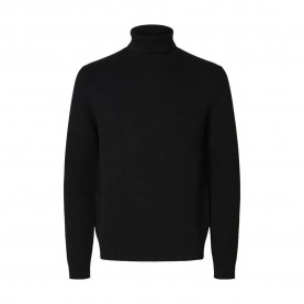 блуза,мъжки,пуловери,selected,dane,high,neck,sweater,black