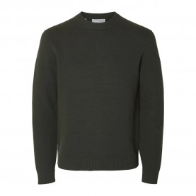 блуза,мъжки,пуловери,selected,dane,relaxed,fit,sweater,green,(deep,forest)