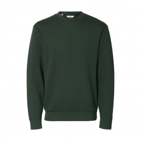 блуза,мъжки,пуловери,selected,emanuel,soft,sweatshirt,deep,forest,(green)