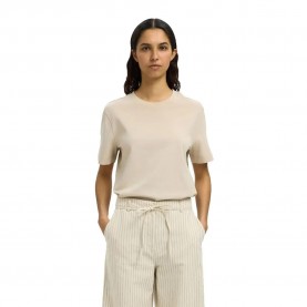тениска,дамски,тениски,selected,essential,boxy,short,sleeve,t,shirt,oatmeal,(beige)
