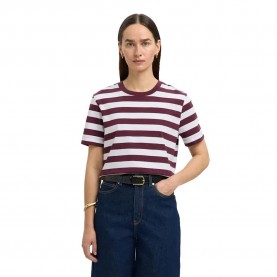 тениска,дамски,тениски,selected,essential,short,sleeve,v,neck,t,shirt,fig,bright,white,wide,(purple)