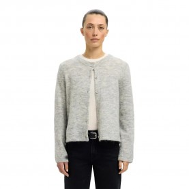 жилетка,дамски,пуловери,дамски,плетени,дрехи,selected,lulu,new,cardigan,light,grey,melange,(grey)