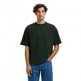 тениска,мъжки,тениски,selected,oscar,relax,fit,short,sleeve,t,shirt,deep,forest,(green)