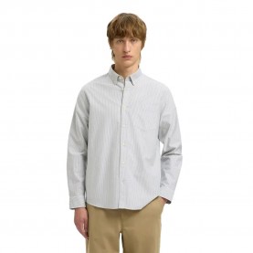 риза,с,дълъг,ръкав,мъжки,ризи,selected,regrick,oxford,flex,long,sleeve,shirt,forest,night,stripes,(grey)