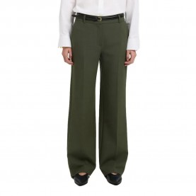 панталони,дамски,панталони,selected,rita,wide,leg,pants,deep,depths,melange,(green)
