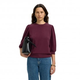 Selected Tenny 3/4 sleeve blouse - Purple (Fig) дамски,блузи,selected,tenny,3,4,sleeve,blouse,purple,(fig)