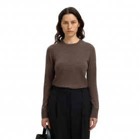блуза,дамски,пуловери,дамски,плетени,дрехи,selected,thea,sweater,delicioso,(brown)