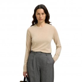 блуза,дамски,пуловери,дамски,плетени,дрехи,selected,thea,sweater,oatmeal,(beige)