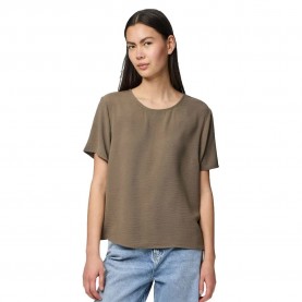 дамски,блузи,дамски,ризи,pieces,anna,short,sleeve,blouse,morel,(brown)