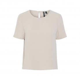 дамски,блузи,дамски,ризи,pieces,anna,short,sleeve,blouse,silver,gray,(beige)