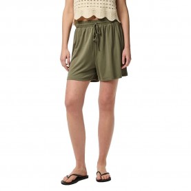 къси,панталони,дамски,панталони,pieces,anora,high,waist,shorts,deep,lichen,green,(green)