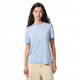 тениска,дамски,тениски,pieces,anora,short,sleeve,t,shirt,cashmere,blue,(blue)
