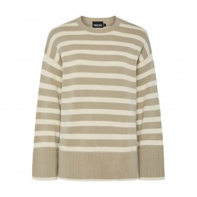 блуза,дамски,пуловери,дамски,плетени,дрехи,pieces,ava,sweater,crockery,birch,(beige)