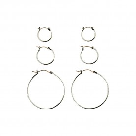 бижутерия,pieces,belinda,earrings,gold,colour,(silver)