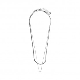 бижутерия,pieces,bina,necklace,silver,colour,(silver)