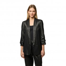 сако,дамски,сака,pieces,bosella,blazer,black,gold,lurex,(black)