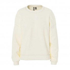 блуза,дамски,блузи,pieces,chilli,loose,fit,sweatshirt,white,pepper,(beige)