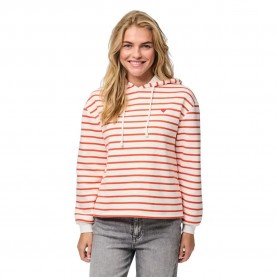 суичър,дамски,блузи,pieces,chilli,stripes,hoodie,cloud,dancer,tangerine,tango,heart,emb,(orange)