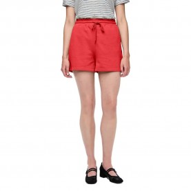 къси,панталони,дамски,панталони,pieces,chilli,summer,high,waist,shorts,poppy,red,(red,orange)