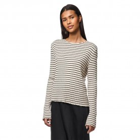 тениска,дамски,тениски,pieces,iris,long,sleeve,t,shirt,birch,black,(white)