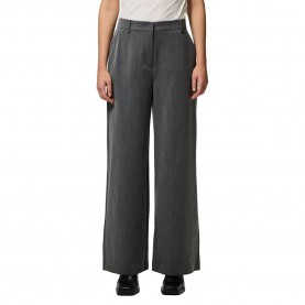 панталони,дамски,панталони,pieces,kamil,wide,leg,high,waist,pants,dark,grey,melange,(grey)