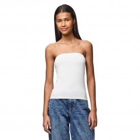 тениска,дамски,тениски,pieces,madison,bandeau,sleeveless,t,shirt,cloud,dancer,(white)