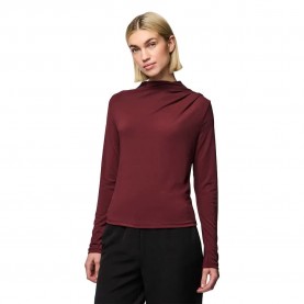 тениска,дамски,тениски,pieces,madison,long,sleeve,t,shirt,tawny,port,(red)