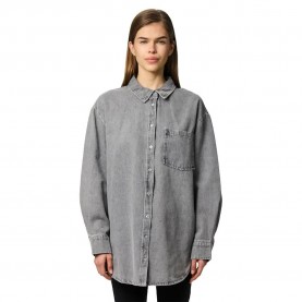 риза,с,дълъг,ръкав,дамски,блузи,дамски,ризи,pieces,maisie,long,sleeve,shirt,grey,denim,(grey)
