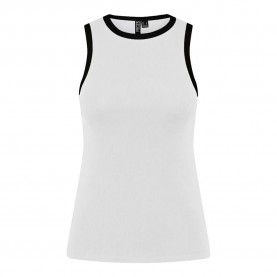 тениска,дамски,тениски,pieces,may,boxer,sleeveless,t,shirt,bright,white,black,contrast,(white)