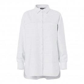 риза,с,дълъг,ръкав,дамски,блузи,дамски,ризи,pieces,melia,loose,fit,long,sleeve,shirt,bright,white,(white)