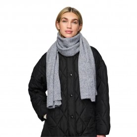 шал,ръкавици,шапки,и,шалове,pieces,moella,scarf,medium,grey,melange,(grey)