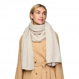 шал,ръкавици,шапки,и,шалове,pieces,moella,scarf,whitecap,gray,melange,(beige)