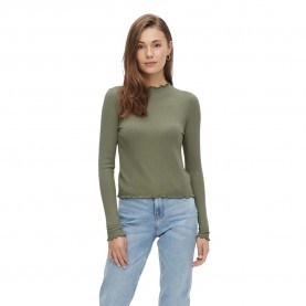 тениска,дамски,тениски,pieces,nicca,long,sleeve,t,shirt,deep,lichen,green,(green)
