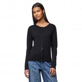 жилетка,дамски,пуловери,дамски,плетени,дрехи,pieces,nora,cardigan,black
