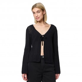 жилетка,дамски,пуловери,дамски,плетени,дрехи,pieces,nuka,cardigan,black