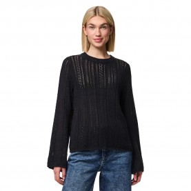 блуза,дамски,пуловери,дамски,плетени,дрехи,pieces,nuka,sweater,black