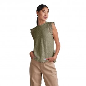 дамски,блузи,дамски,ризи,pieces,olline,lace,sleeveless,blouse,mermaid,(green)