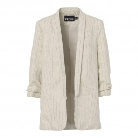 сако,дамски,сака,pieces,pia,bosella,blazer,birch,black,(beige)